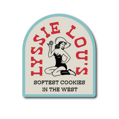 Cookie Cowgirl Patch Inspired Vinyl Die Cut Sticker