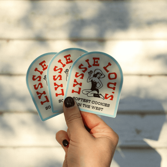 Cookie Cowgirl Patch Inspired Vinyl Die Cut Sticker